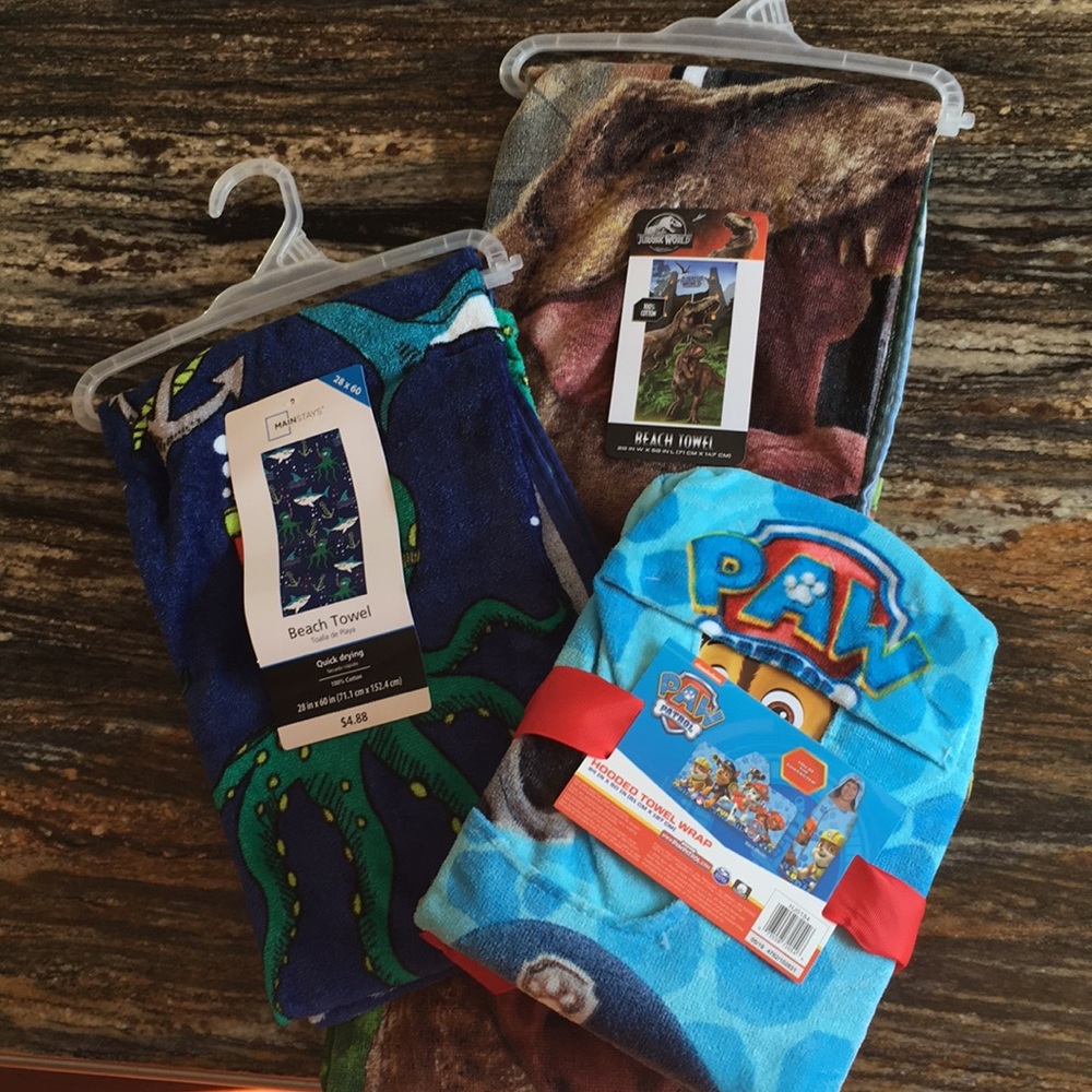 Toddler towel set